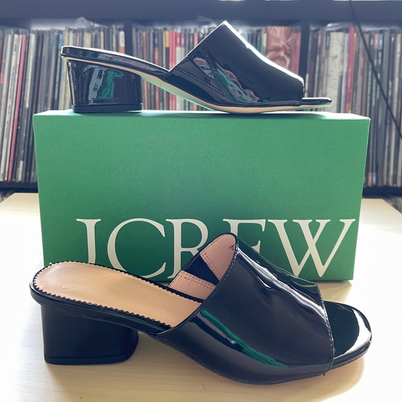 J. Crew Black Patent Leather Mules - Picture 6 of 6